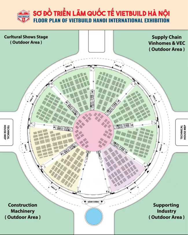 展位圖出爐！2026年3月越南河內(nèi)建材展好位待選！