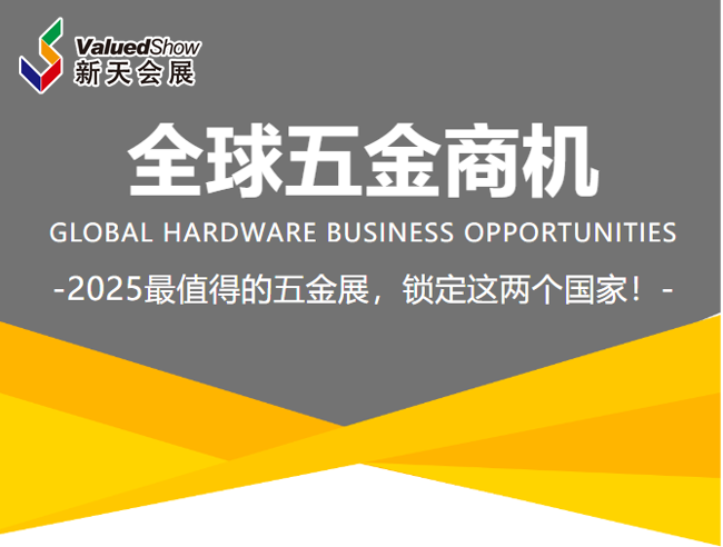 展会推荐 | 两大市场、三大盛会：2025年最值得关注的五金展来了！