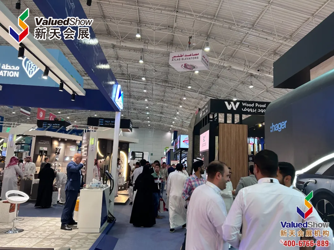 展會視頻-2023年沙特利雅得建材展開展首日盛況