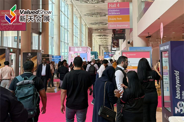 实况速递｜2026中东迪拜美容展Beautyworld Middle East启幕，新天会展带您云逛展